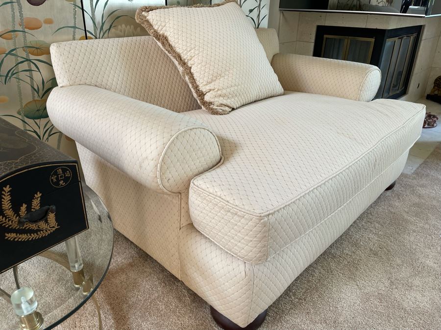 Bernhardt Oversized Upholstered Armchair 59W X 38D X 29H [Photo 3]