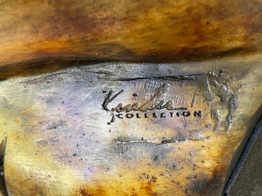 Ceylon Elephant Sculpture From Kinder Collection Austion Productions Resin 23W X 9D X 12H [Photo 6]