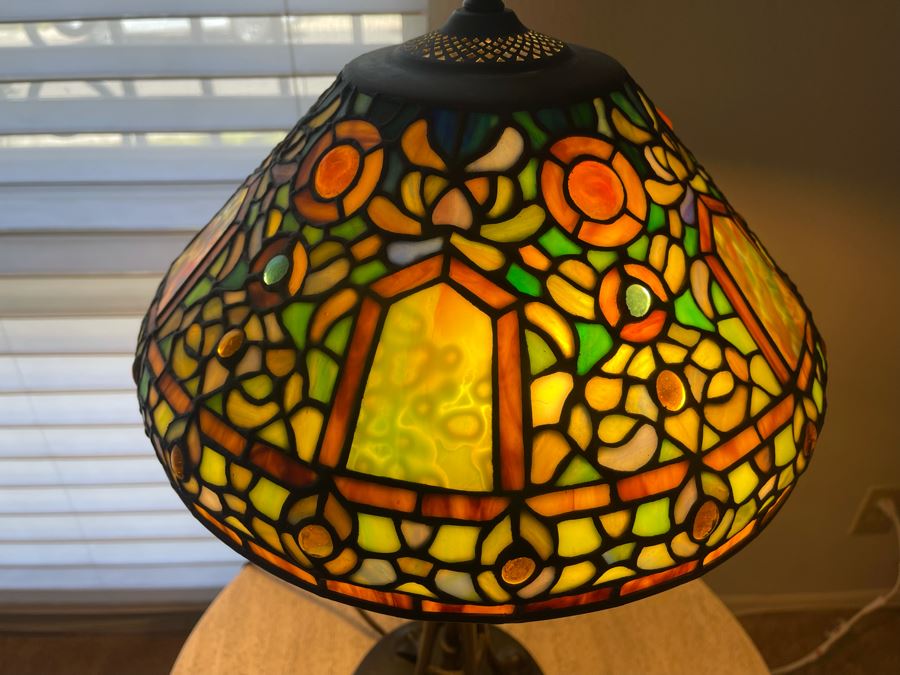 Stained Glass Lamp 24H [Photo 3]