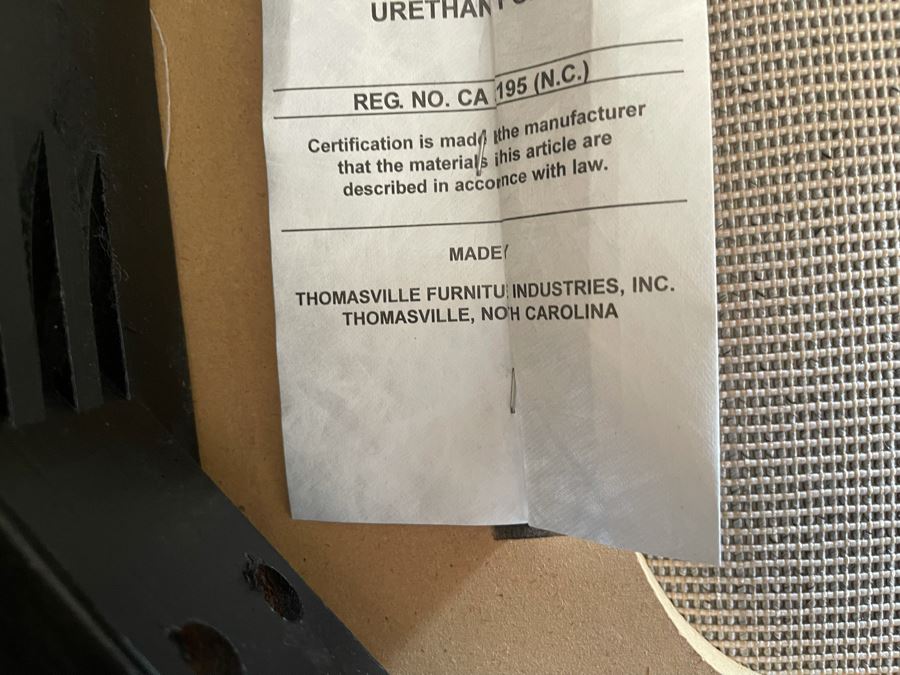 Ernest Hemingway Collection By Thomasville Furniture Dining Table With Six Chairs And Two Leaves 48W X 80L Each Leaf Is 20L [Photo 20]