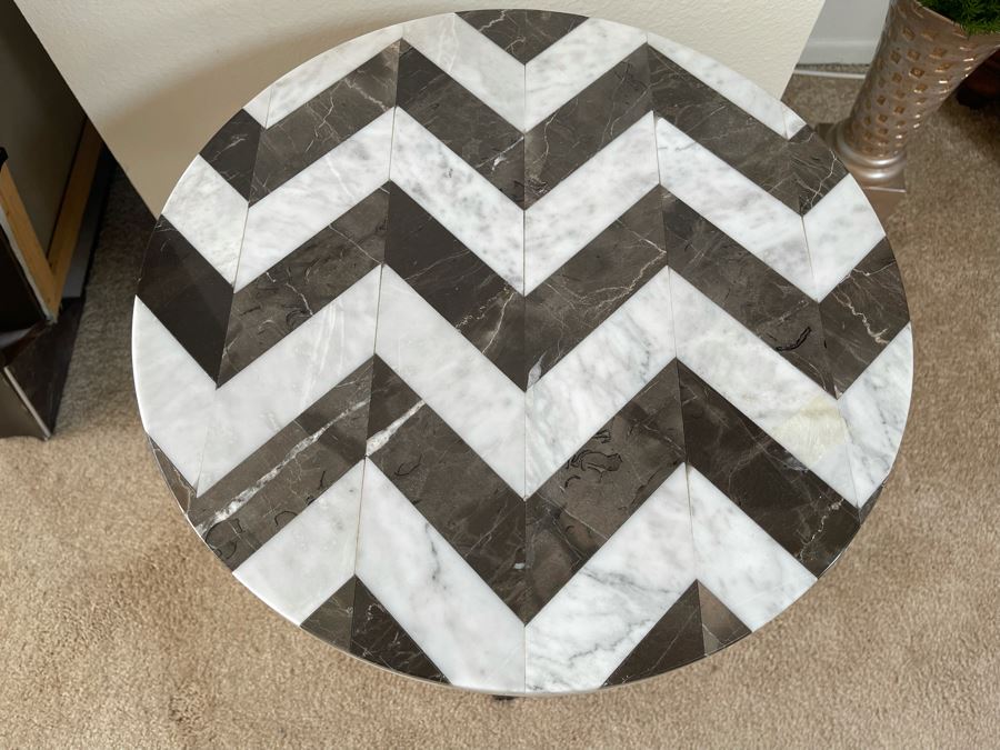 Hammary Furniture Occasional Table Marble Top 18W X 24H [Photo 3]