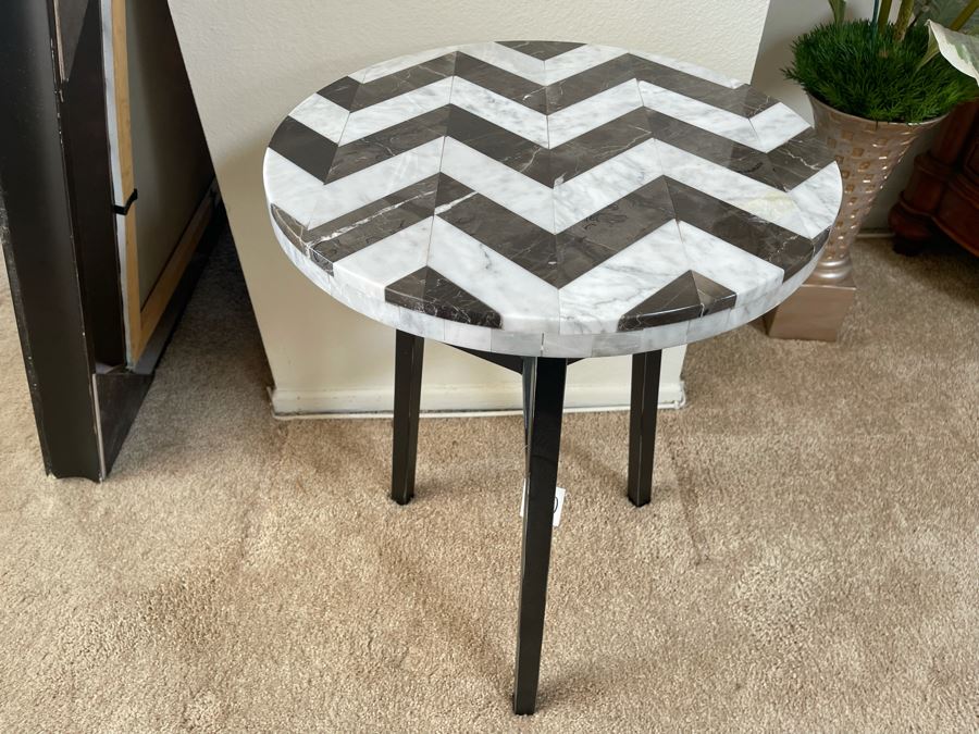 Hammary Furniture Occasional Table Marble Top 18W X 24H [Photo 2]