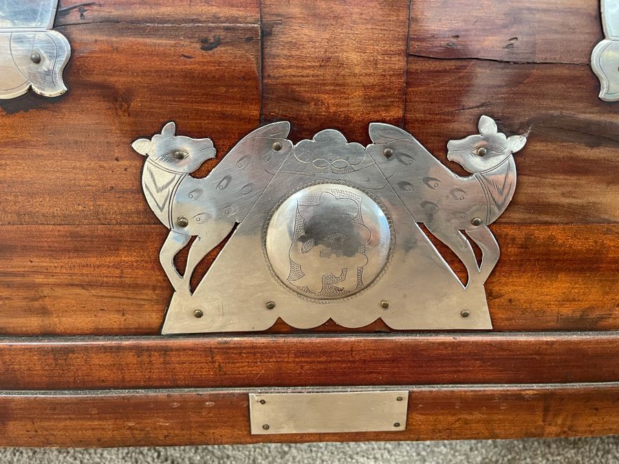Vintage Japanese Tansu Chest With Silver 40W X 19D X 33H [Photo 10]