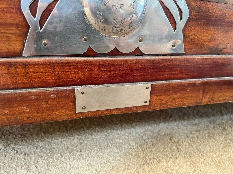 Vintage Japanese Tansu Chest With Silver 40W X 19D X 33H [Photo 14]