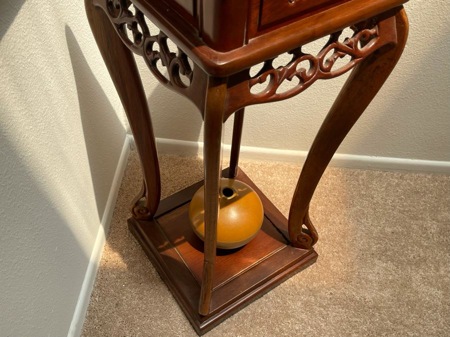 Vintage Chinese Wooden Stand 12W X 31H [Photo 5]