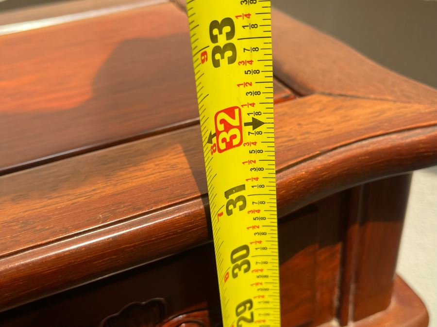 Vintage Chinese Wooden Stand 12W X 31H [Photo 8]