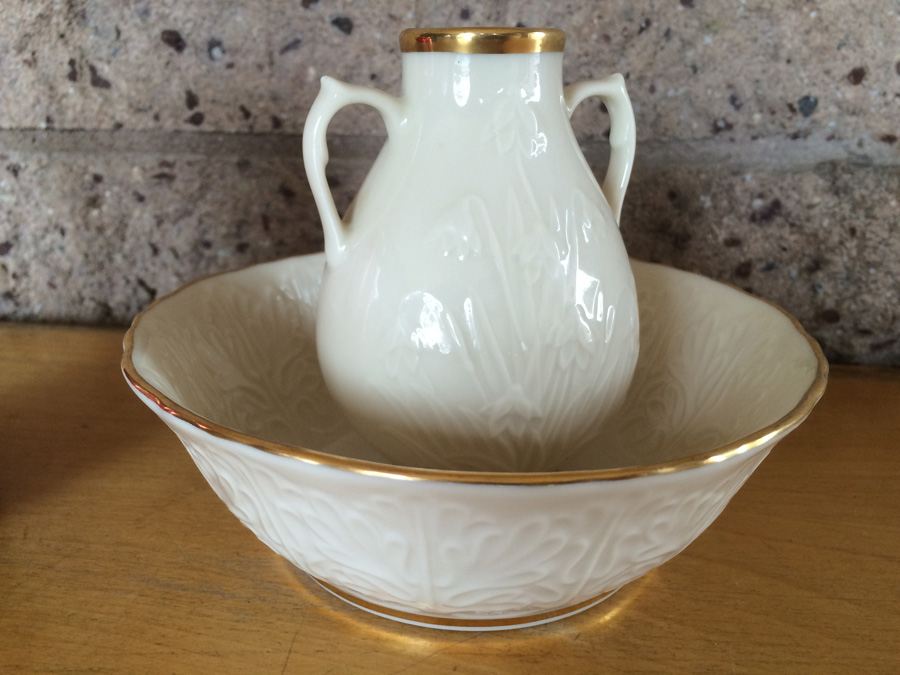 LENOX Pitcher and Bowl [Photo 2]