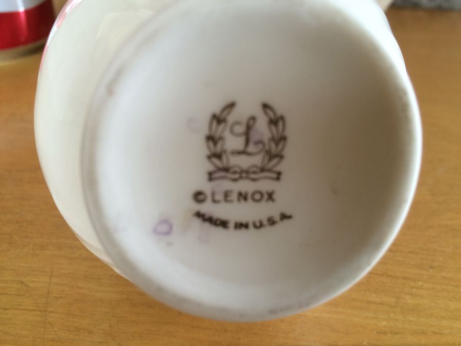 LENOX Pitcher and Bowl [Photo 4]