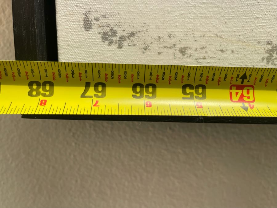 Very Large Abstract Painting Signed Sander 68W X 75H [Photo 13]