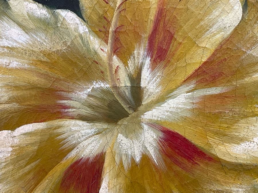 Parrot Painting In Fancy Gilt Wooden Frame 49W X 38H [Photo 10]