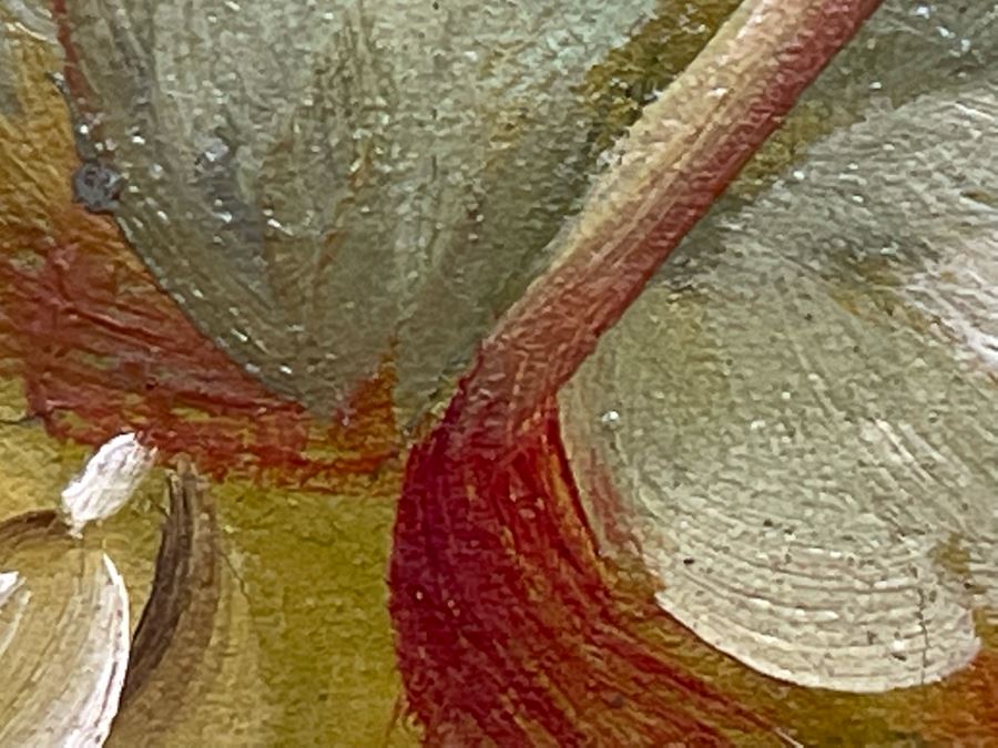 Parrot Painting In Fancy Gilt Wooden Frame 49W X 38H [Photo 11]