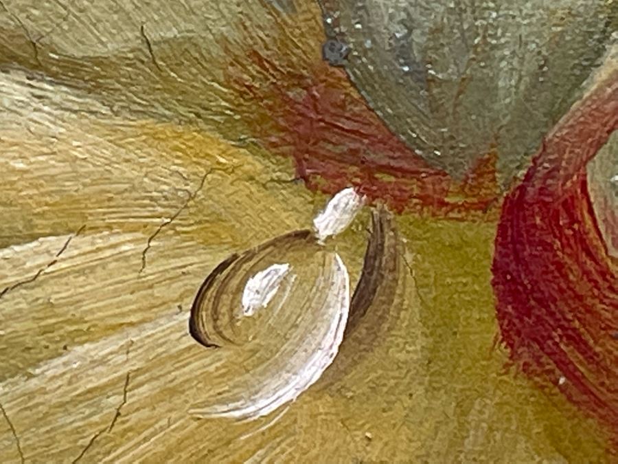 Parrot Painting In Fancy Gilt Wooden Frame 49W X 38H [Photo 12]