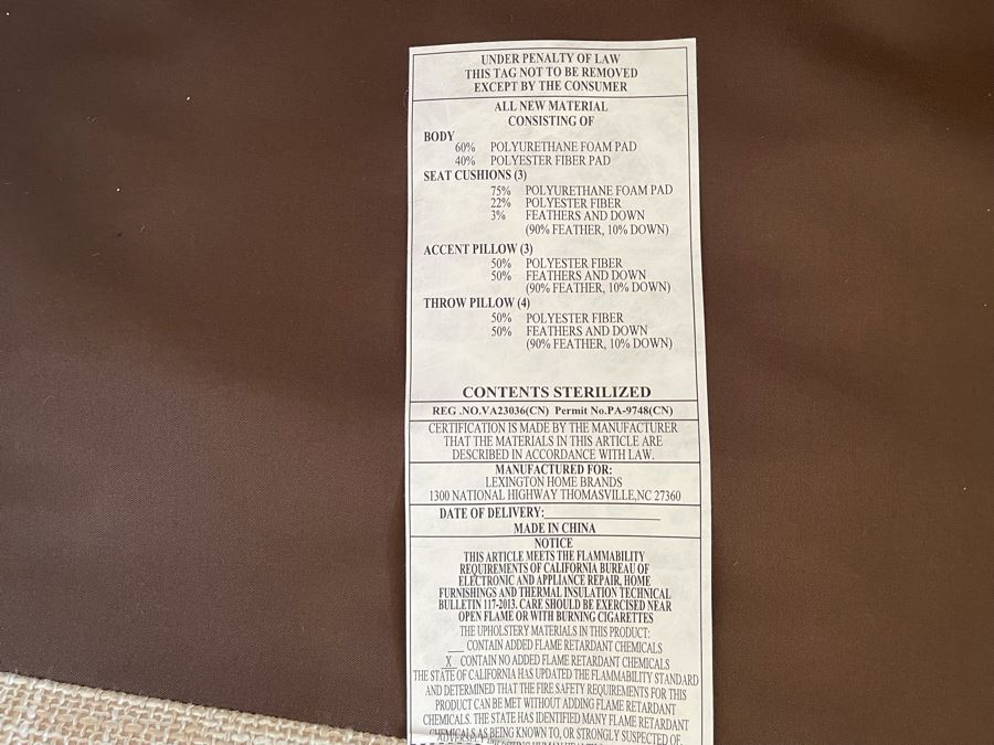 Tommy Bahama Home Sofa [Photo 9]