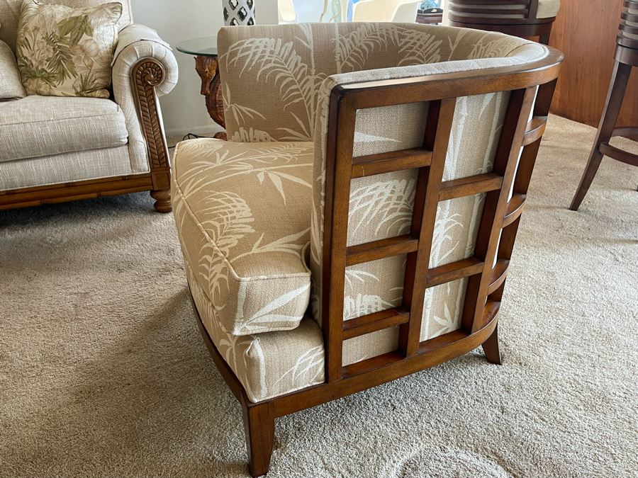 Tommy Bahama Barrel Chair Retails $3,129