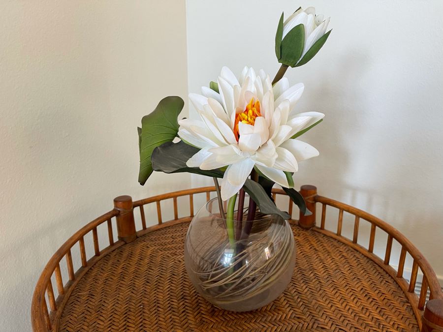 Rattan Side Table 26W X 27H [Photo 7]