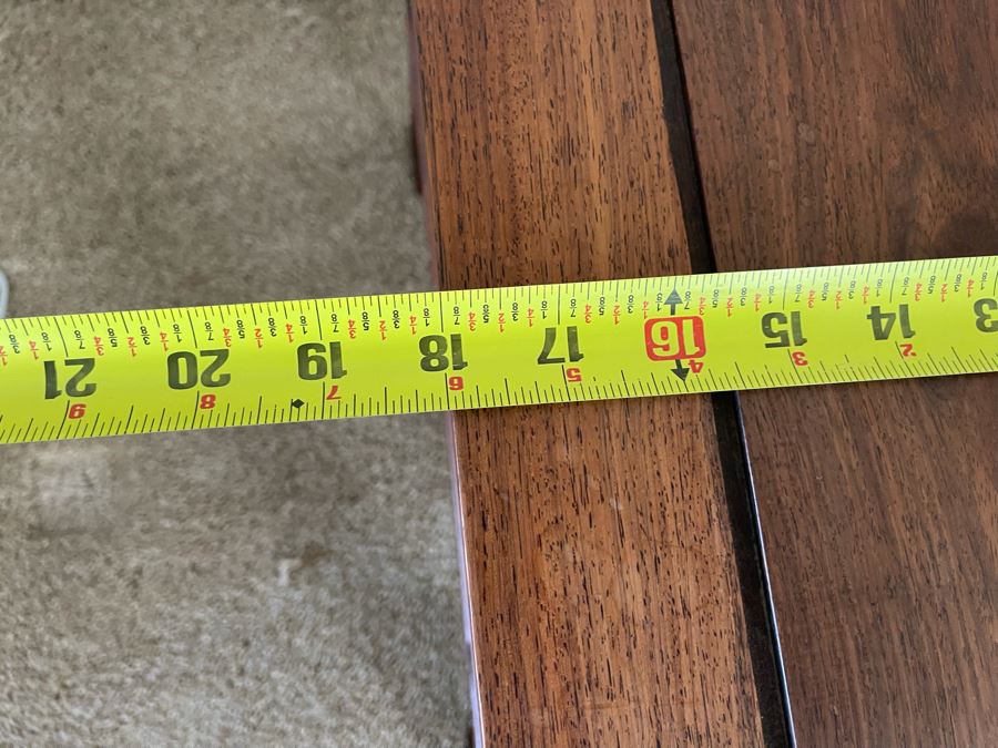 Chinese Carved Wooden Side Table Made In Hong Kong 18W X 14H [Photo 12]