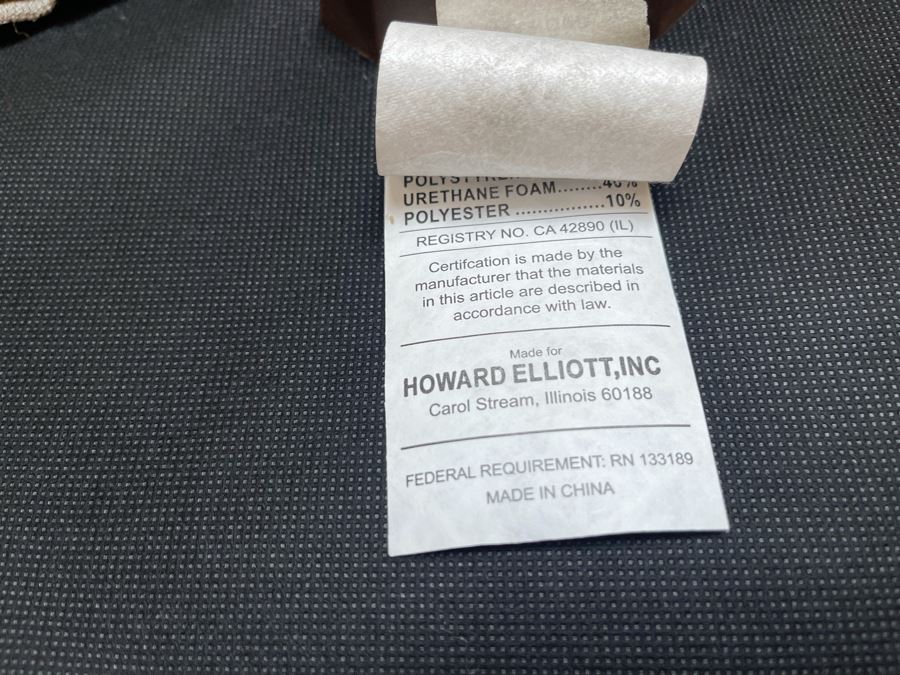 Howard Elliot Round Ottoman 35.5W X 18H [Photo 5]