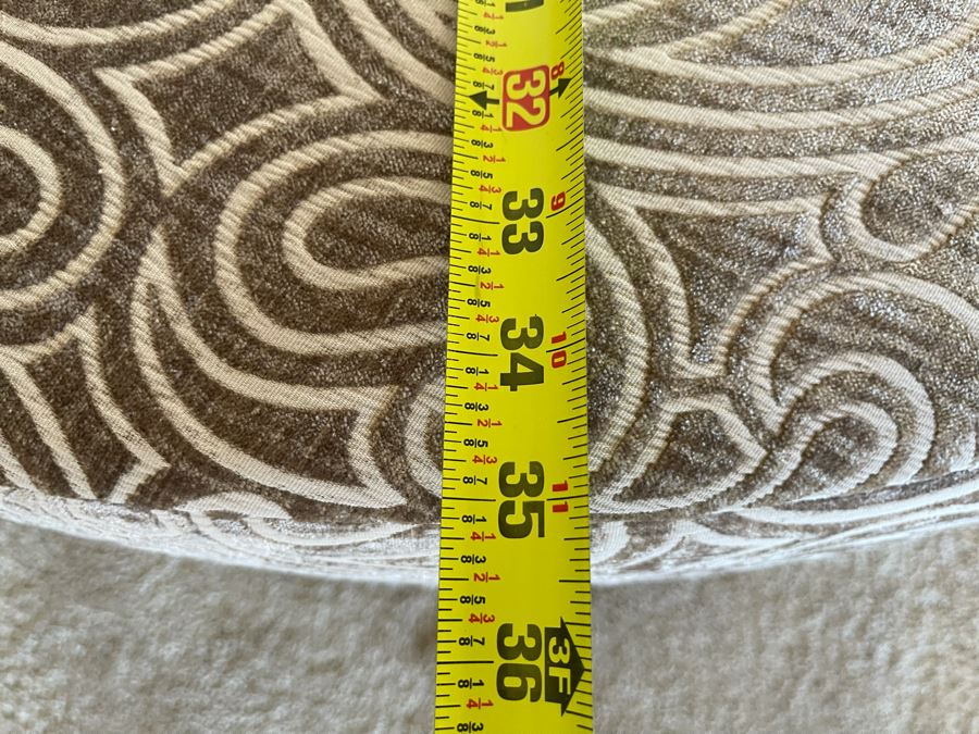 Howard Elliot Round Ottoman 35.5W X 18H [Photo 6]