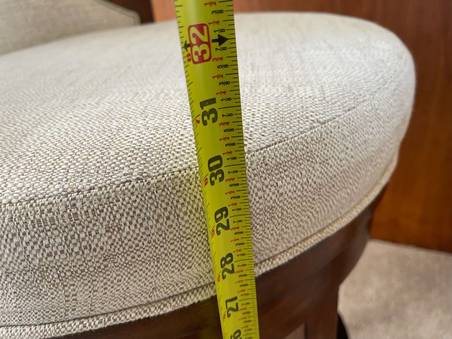 Pair Of Lexington Home Brands Swivel Bar Stools 21W Seat Cushion Is 30H Total Height 42H [Photo 10]