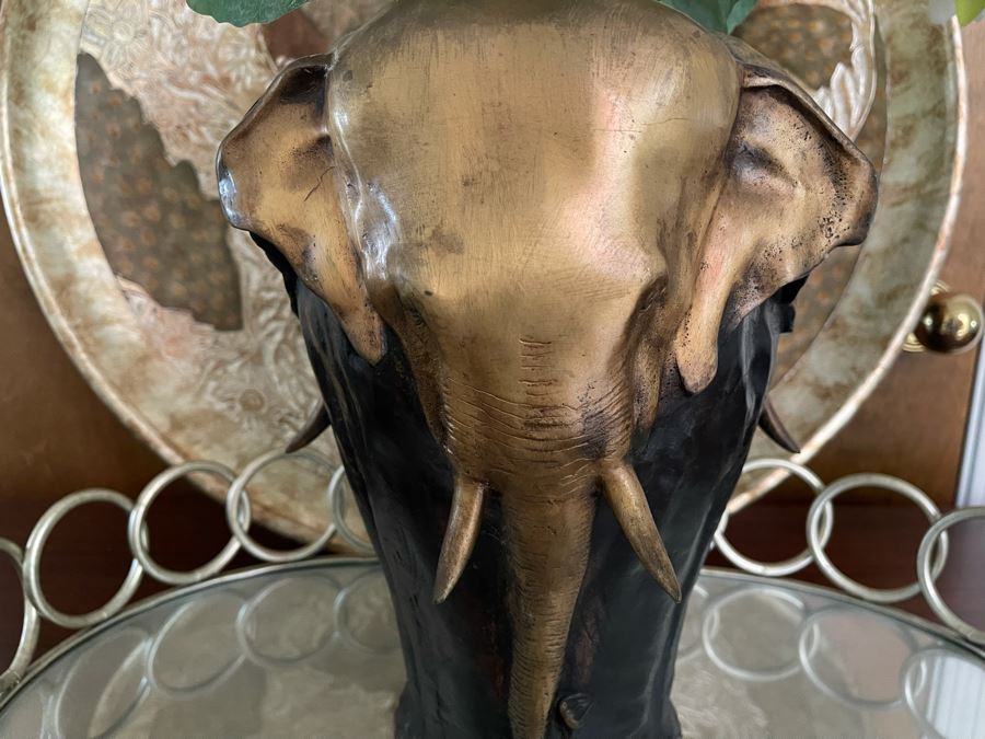 Metal Elephant Vase 12H Retails $795 [Photo 6]