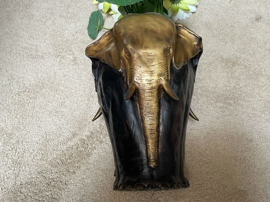 Metal Elephant Vase 12H Retails $795 [Photo 9]