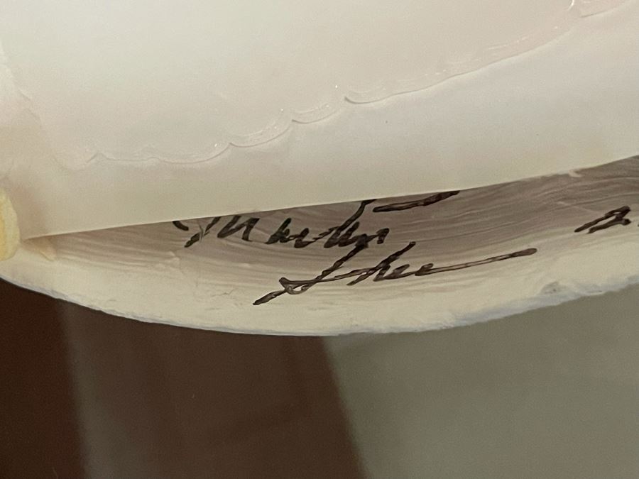 Martin Sheen Decorated And Signed Mask In Lucite Shadow Box 8W X 4D X 13H [Photo 9]