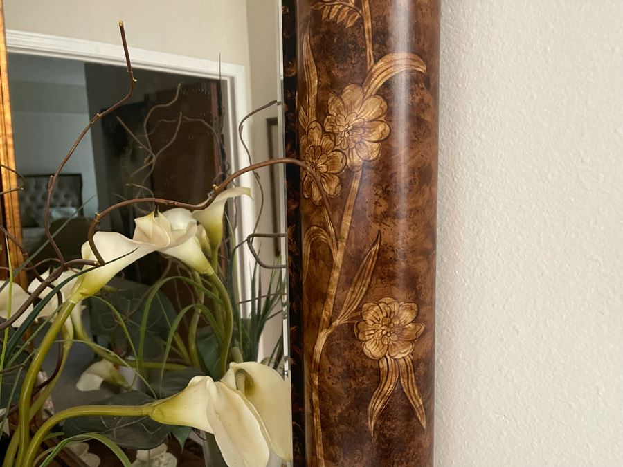 Console Entry Table 68W X 19D X 35H With Matching Wall Mirror 41W X 55H [Photo 10]