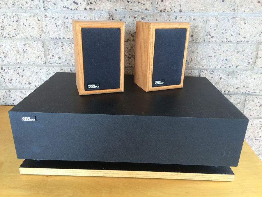 Audio-Technica Design Acoustics PS3 Speakers and Subwoofer
