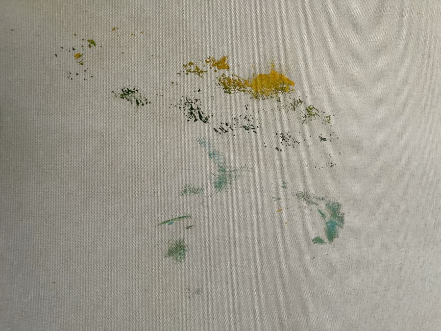 Peacock Birds Painting On Canvas Unsigned 48W X 36H [Photo 15]