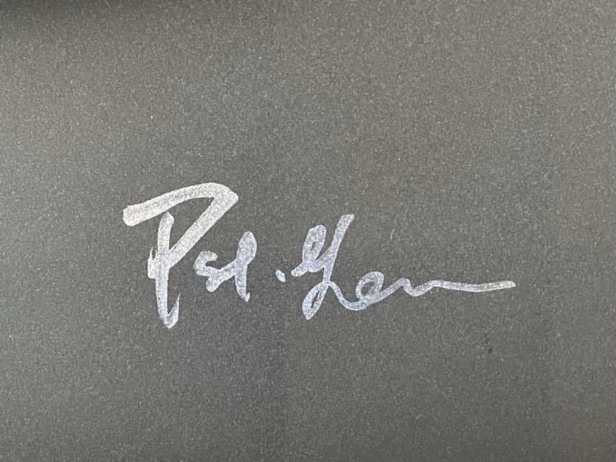 Original Signed Mixed Mixed Artwork Of Nine Framed Hand Painted Plates [Photo 5]