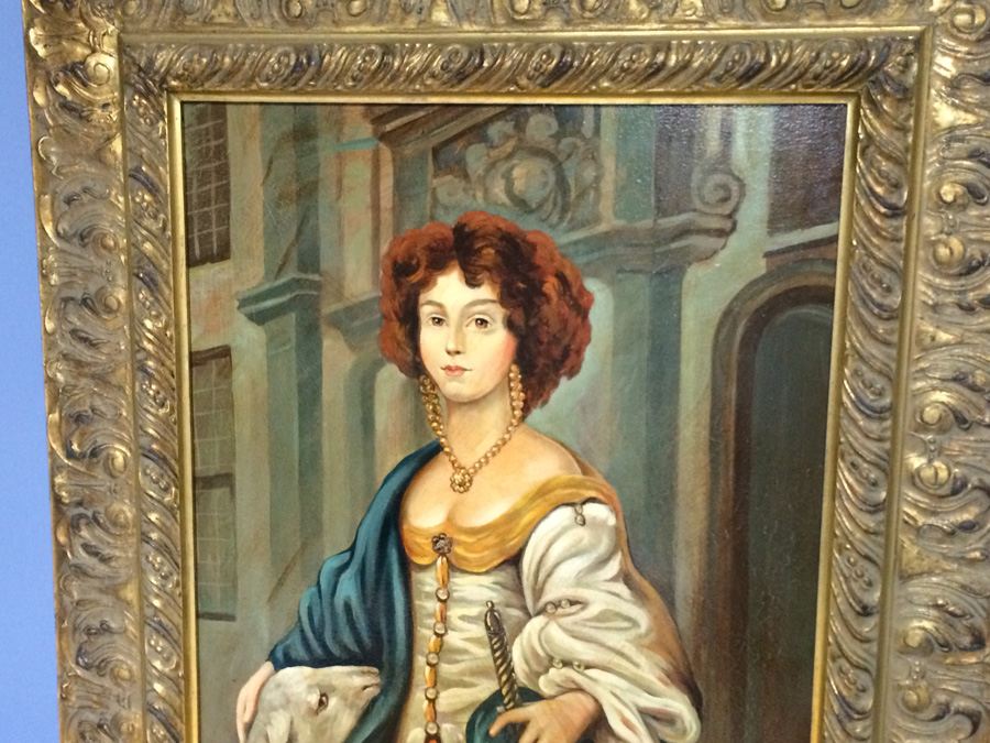 Original Oil Painting in Beautiful Gilded Frame  [Photo 11]