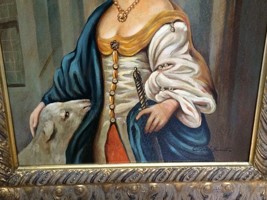 Original Oil Painting in Beautiful Gilded Frame  [Photo 10]