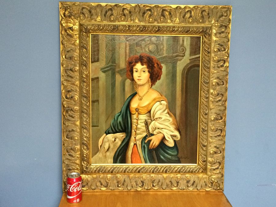 Original Oil Painting in Beautiful Gilded Frame  [Photo 12]