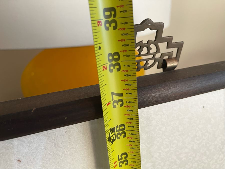 Original Signed Chinese Brush Calligraphy Artwork In Frame 16 X 37 [Photo 10]