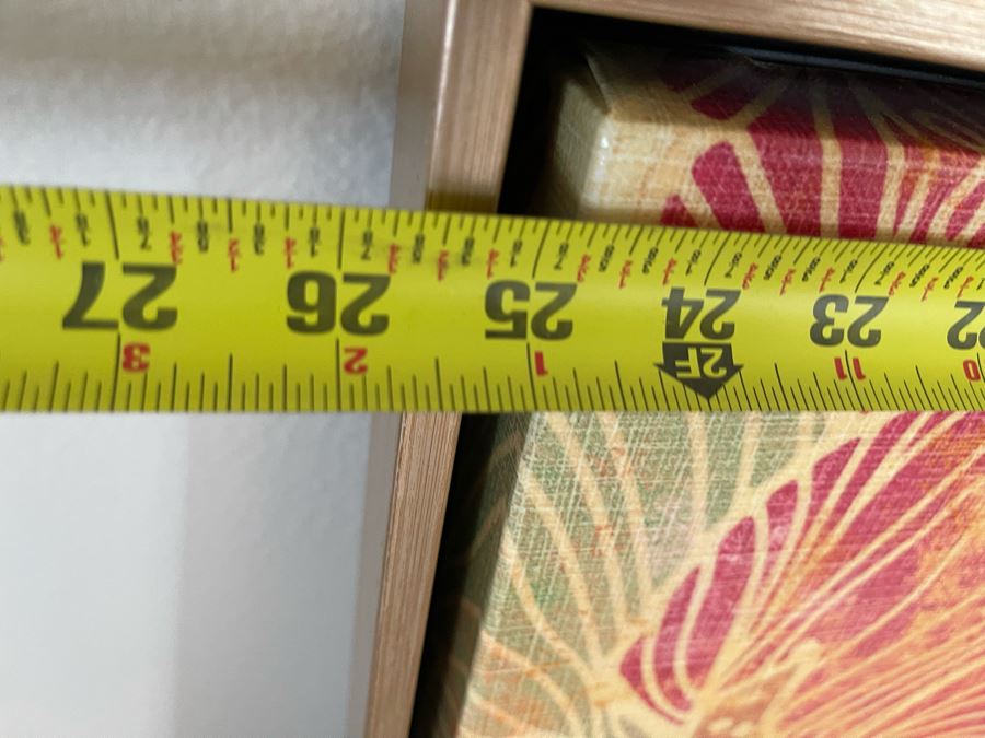 Framed Fine Feathered Friends III Canvas Print By Evelia 25.5W X 25.5H Retails $299 [Photo 7]