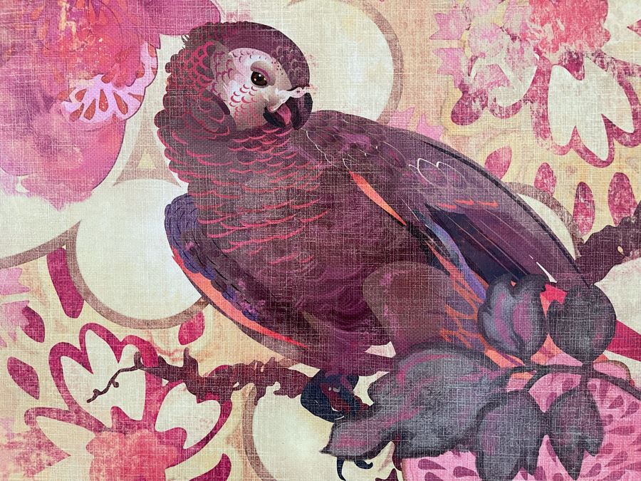 Framed Fine Feathered Friends II Canvas Print By Evelia 25.5W X 25.5H Retails $299 [Photo 3]