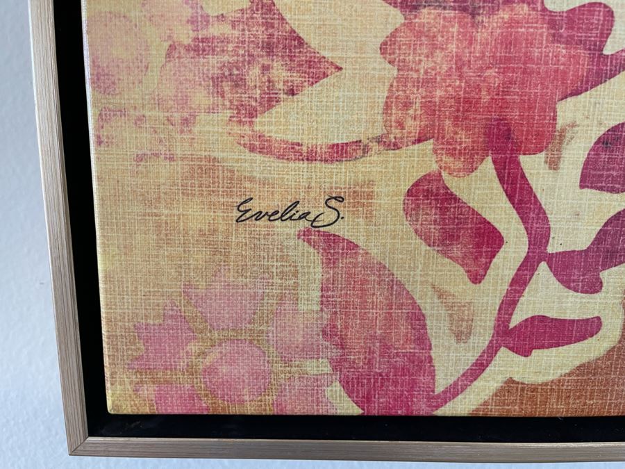 Framed Fine Feathered Friends II Canvas Print By Evelia 25.5W X 25.5H Retails $299 [Photo 4]