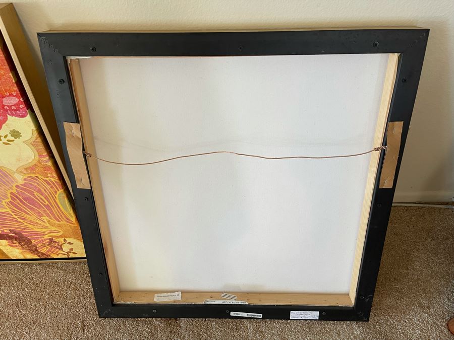 Framed Fine Feathered Friends II Canvas Print By Evelia 25.5W X 25.5H Retails $299 [Photo 6]