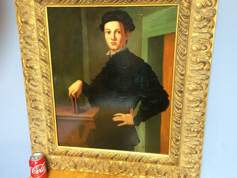 Original Oil Painting in Beautiful Gilded Frame [Photo 12]