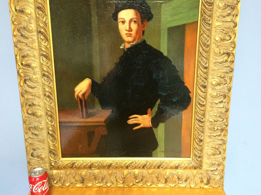 Original Oil Painting in Beautiful Gilded Frame [Photo 8]