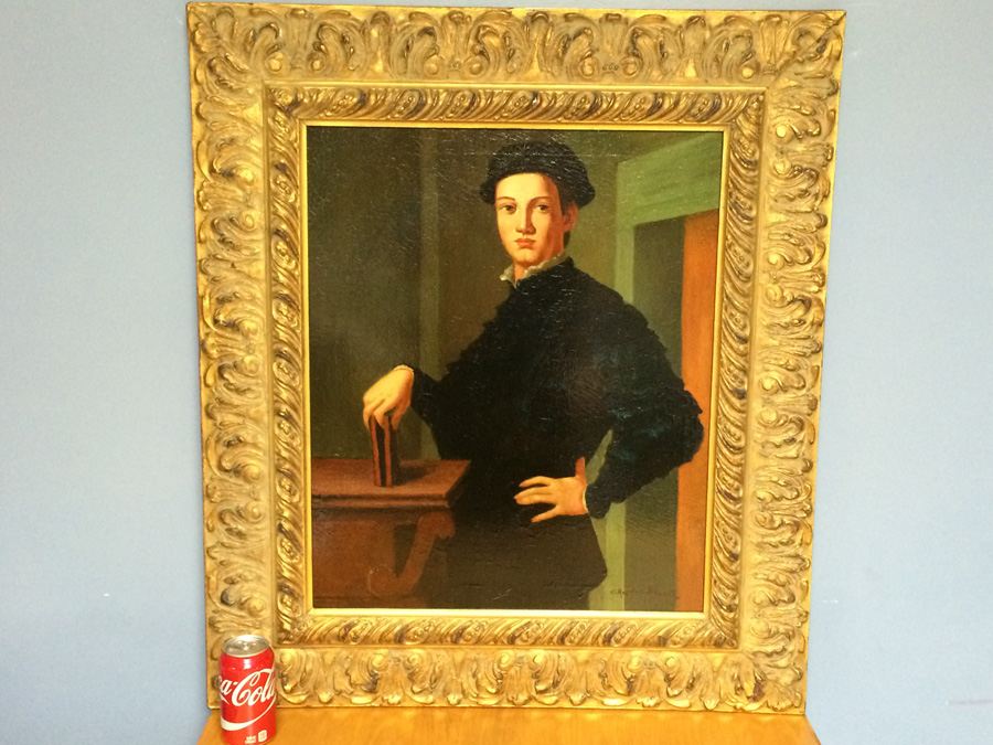 Original Oil Painting in Beautiful Gilded Frame