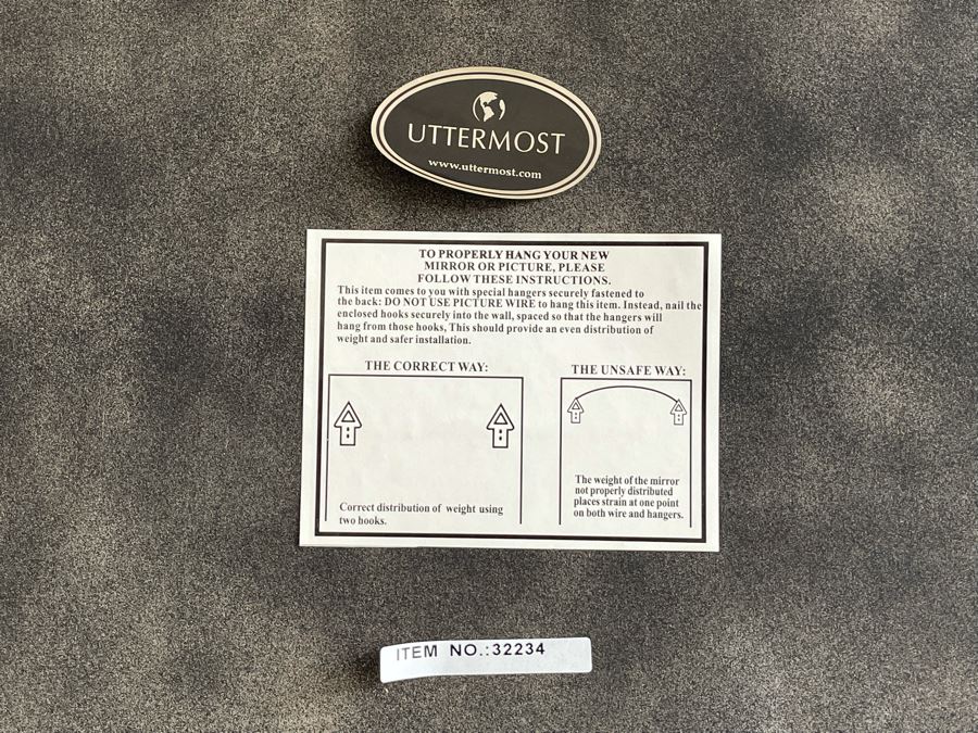 Uttermost Peacock Print On Board Titled Proud Papa 4' X 6' Retails $765 [Photo 6]