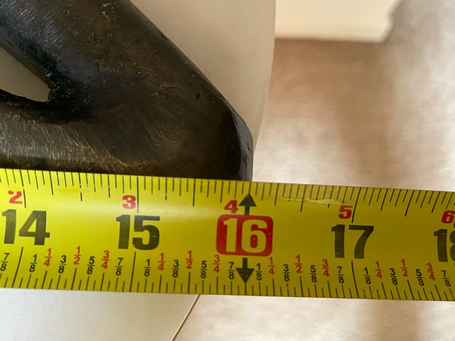 Ethan Allen Metal Sitting Bodhi Sculpture 16W X 18H Retails $260 [Photo 5]