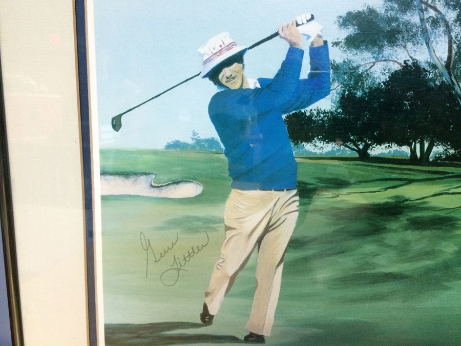 1982 La Jolla Golf Gene Littler 149/210 Howard Layte Signed Print [Photo 8]