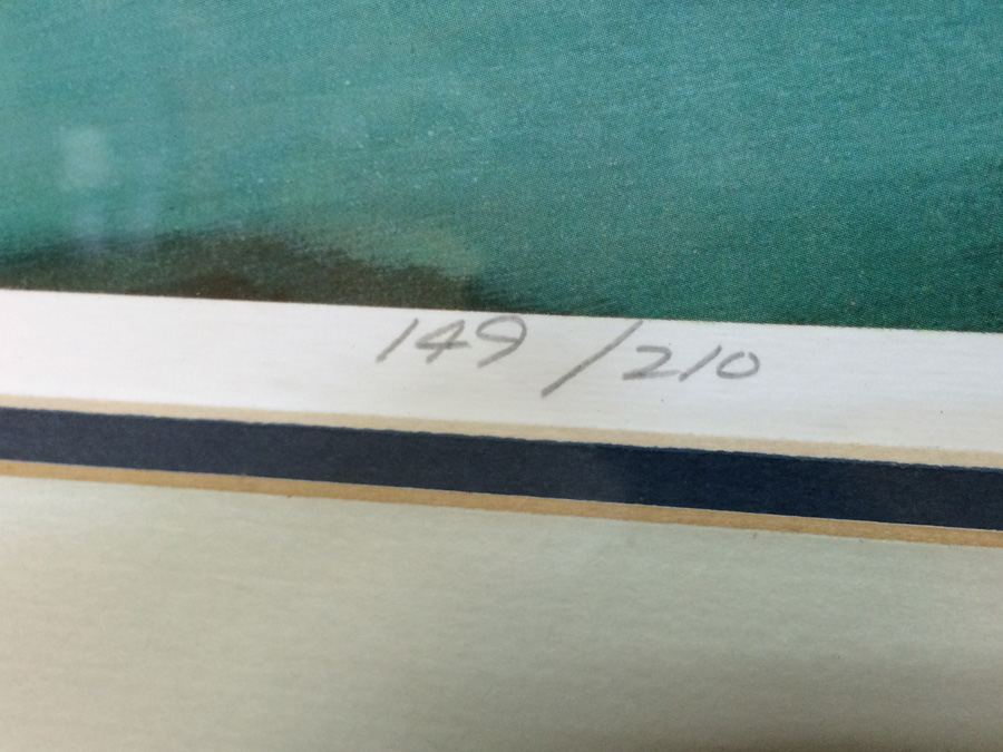 1982 La Jolla Golf Gene Littler 149/210 Howard Layte Signed Print [Photo 6]