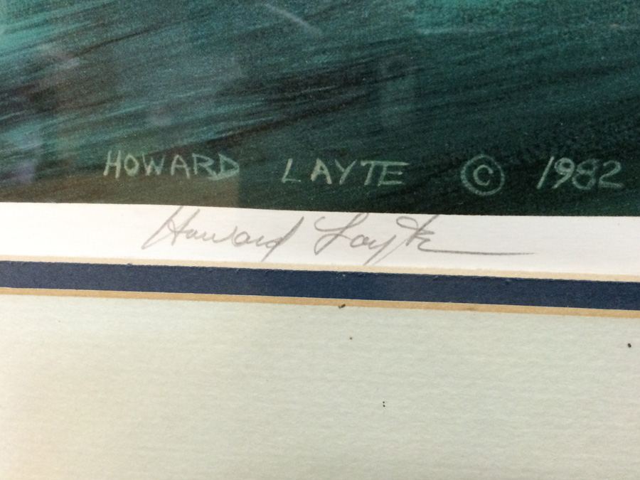 1982 La Jolla Golf Gene Littler 149/210 Howard Layte Signed Print [Photo 5]