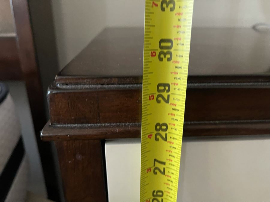 Pair Of Hooker Furniture Modern Black And White Nightstands 31W X 16D X 29H [Photo 16]