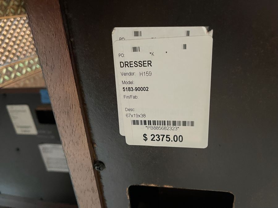 Hooker Furniture Chest Of Drawers Dresser 66W X 19D X 38H [Photo 8]