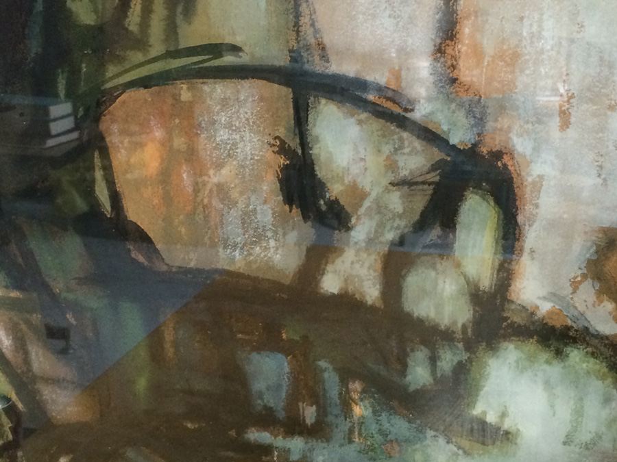 Dorothy Stratton King Mid-Century Abstract Original Oil Painting 1959 - Sea Floor No 1 [Photo 2]