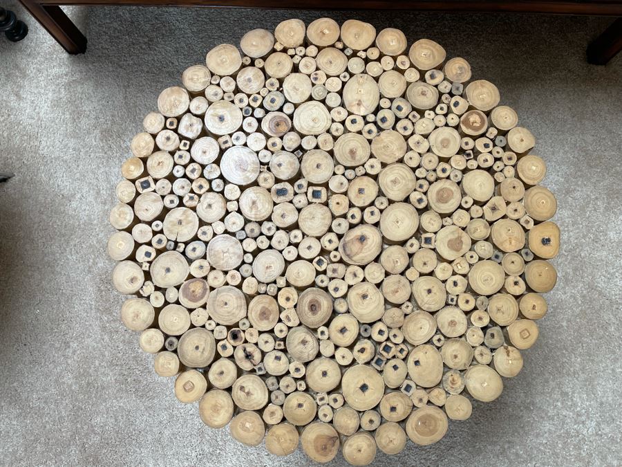 Calypso Home Modern Occasional Table With Metal Base 22W X 19H [Photo 4]